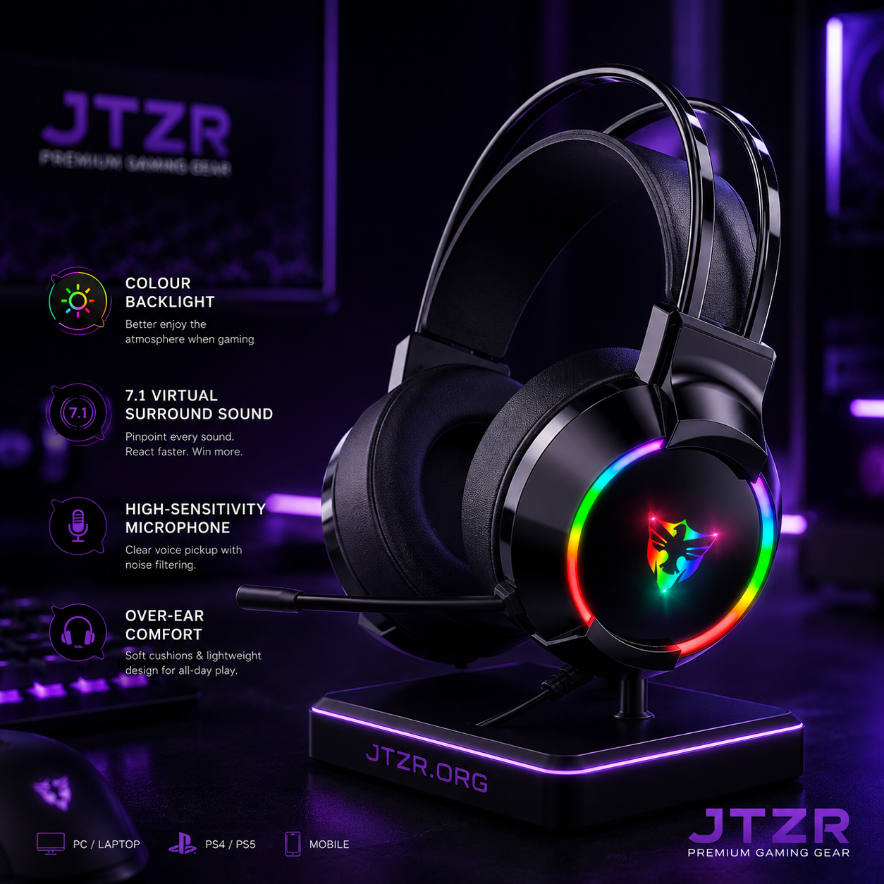 JS Gaming Headset